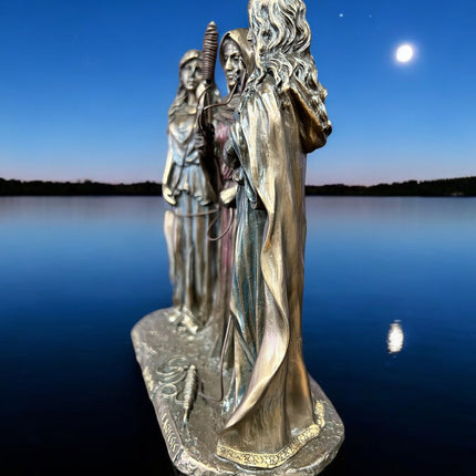 The Three Fates of Destiny Statue - Greek Mythology - Veronese Design