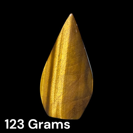 AAA Quality Tiger’s Eye Tear Drop Ornament with golden flash Raven's Cauldron 6 N Sandusky St. Delaware, OH 43015