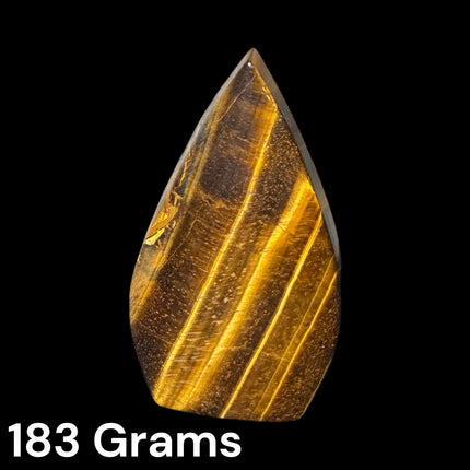 AAA Quality Tiger’s Eye Tear Drop Ornament with golden flash Raven's Cauldron 6 N Sandusky St. Delaware, OH 43015