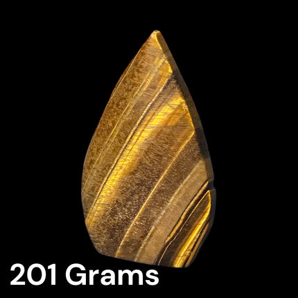 AAA Quality Tiger’s Eye Tear Drop Ornament with golden flash Raven's Cauldron 6 N Sandusky St. Delaware, OH 43015