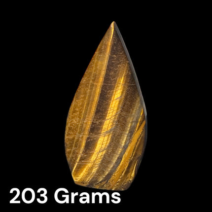 AAA Quality Tiger’s Eye Tear Drop Ornament with golden flash Raven's Cauldron 6 N Sandusky St. Delaware, OH 43015