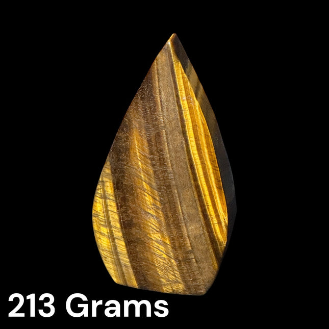 AAA Quality Tiger’s Eye Tear Drop Ornament with golden flash Raven's Cauldron 6 N Sandusky St. Delaware, OH 43015