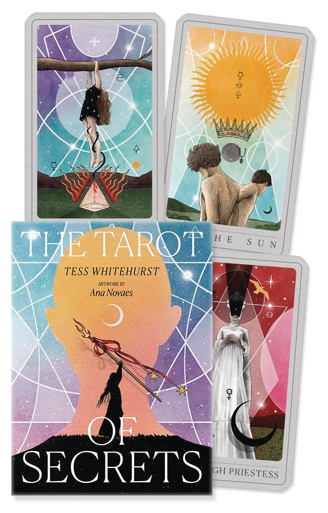 The Tarot of Secrets tarot deck by Tess Whitehurst and Ana Novaes featuring 78 beautifully illustrated cards and guidebook, Raven's Cauldron, Delaware, OH