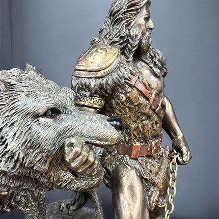 Tyr_With_Fenrir_Statue_Ravens_Cauldron_6_North_Sandusky_Street_Delaware_Ohio_43015