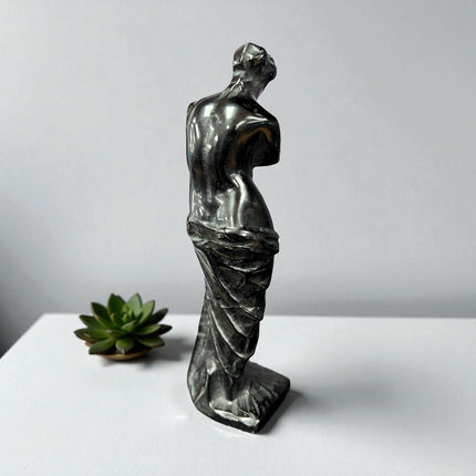 Venus de Milo Black Obsidian Statue, from the Raven's Cauldron, 6 N Sandusky St, Delaware, OH 43015