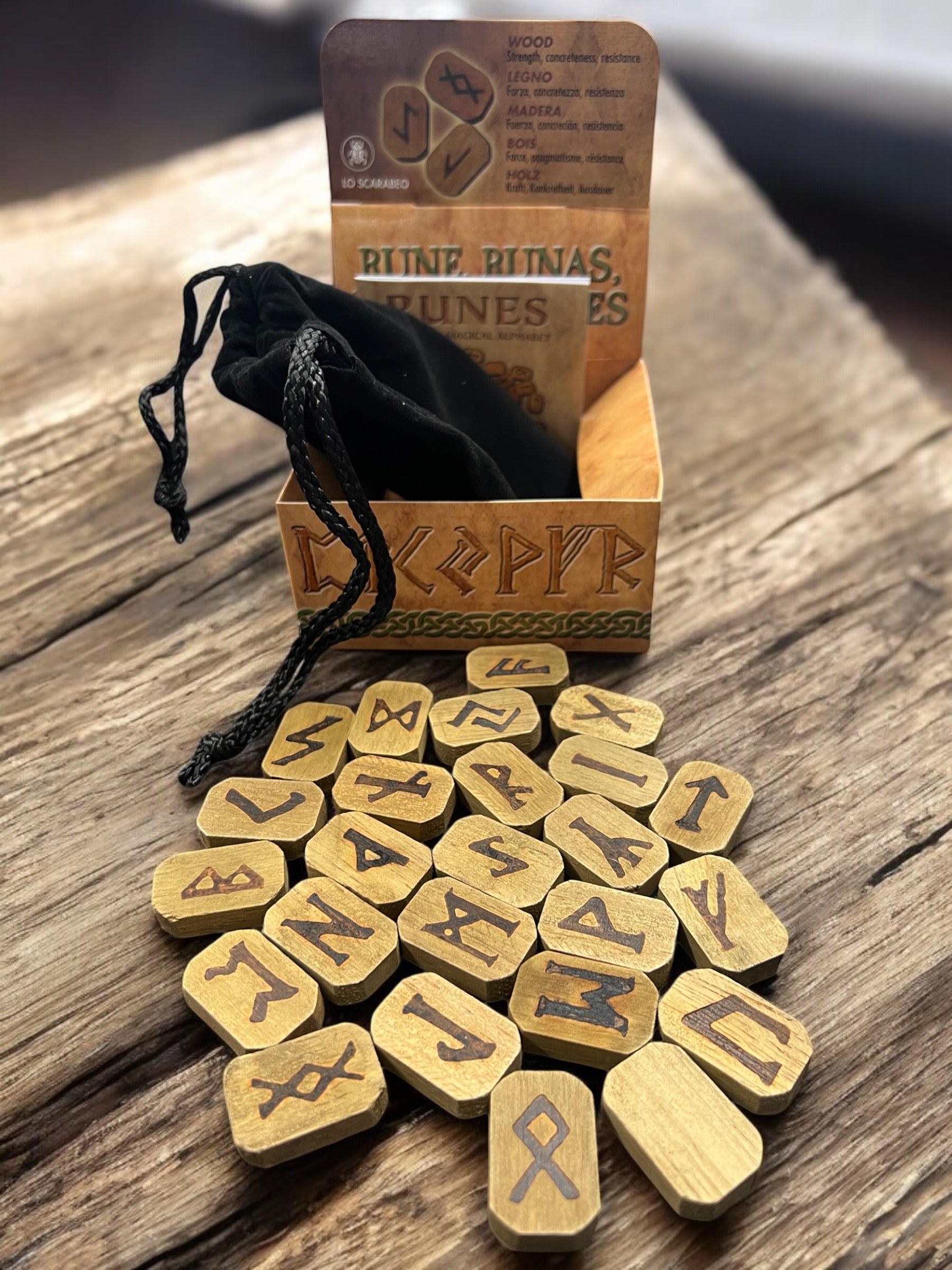 Ohio Rune Boxed Wooden Rune Set – Raven's Cauldron