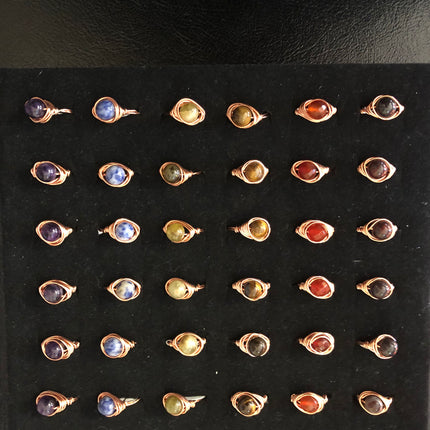 Gemstone rings