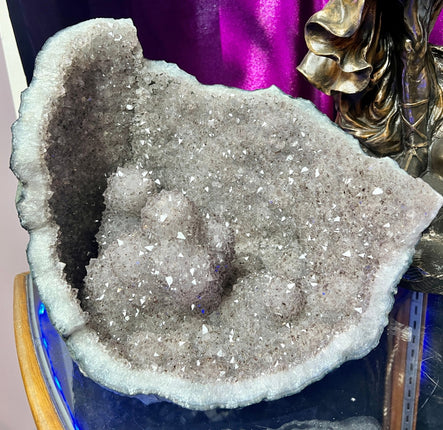 Amethyst Stalactite Geode - Large - Raven's Cauldron