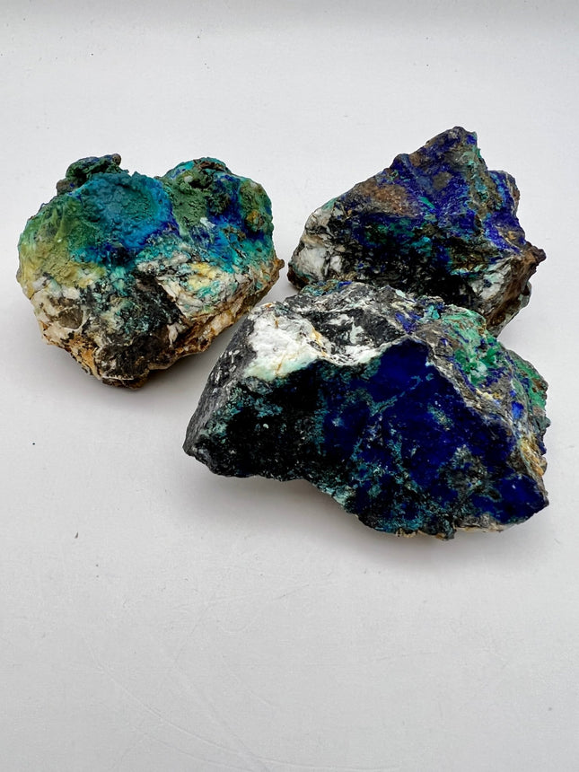 Azurite with Malachite and Chrysocolla - Rough - Raven's Cauldron