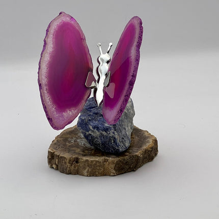 Banded Agate Butterfly - Raven's Cauldron