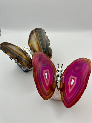 Banded Agate Butterfly - Raven's Cauldron