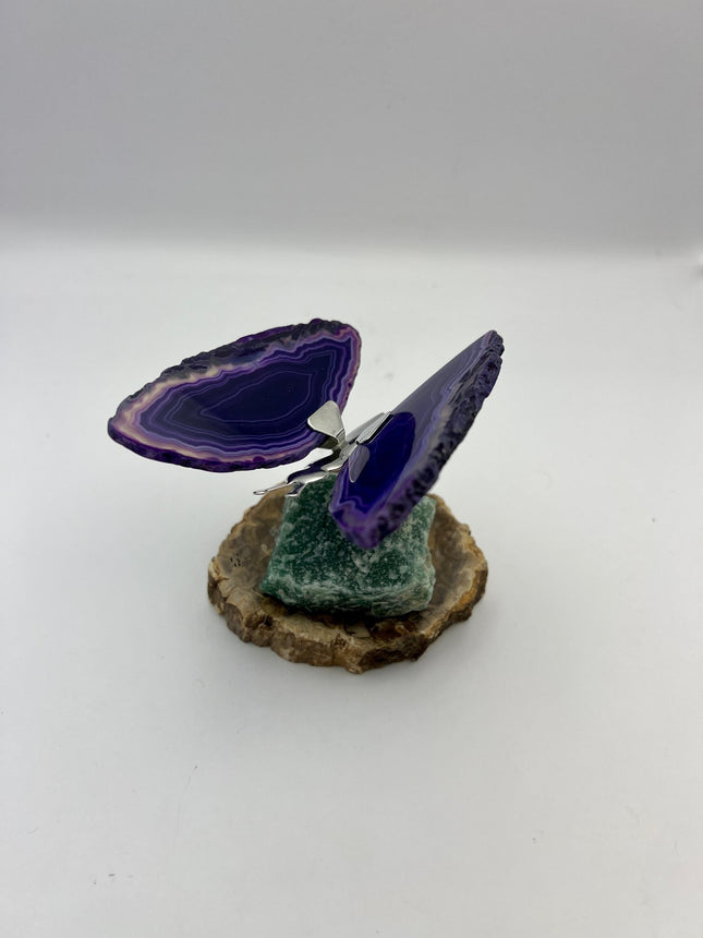 Banded Agate Butterfly - Raven's Cauldron