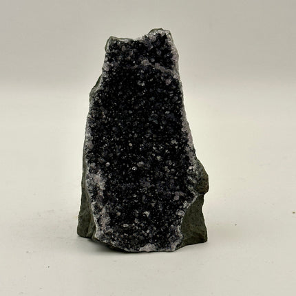 Black Amethyst Specimen Freeform - Cut Base(self standing) - Raven's Cauldron