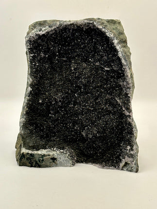 Black Amethyst Specimen Freeform - Cut Base(self standing) - Raven's Cauldron