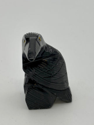 Black Calcite Raven - Raven's Cauldron