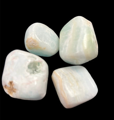 Blue Aragonite Tumble - Communication