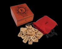 Boxed Runes - Deluxe Wooden Runes - Raven's Cauldron