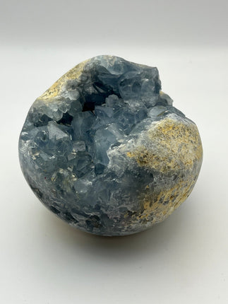 Celestite Geode Sphere - Raven's Cauldron