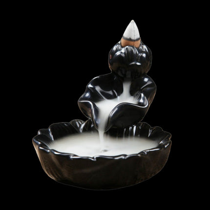 Ceramic Backflow Incense Burner - Raven's Cauldron