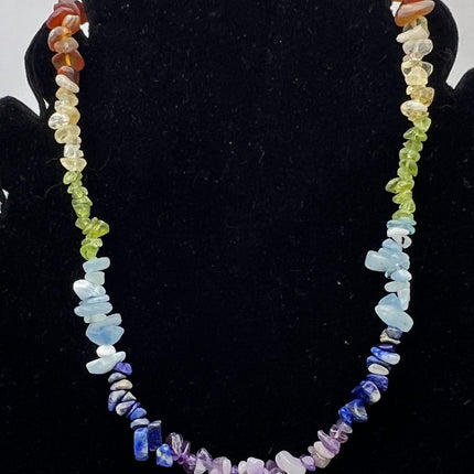 Chakra Chip Necklace - Raven's Cauldron