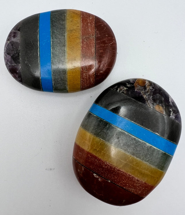 Chakra palm stone - Raven's Cauldron