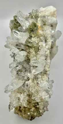 Chlorite Quartz Cluster - Museum Quality - Raven's Cauldron