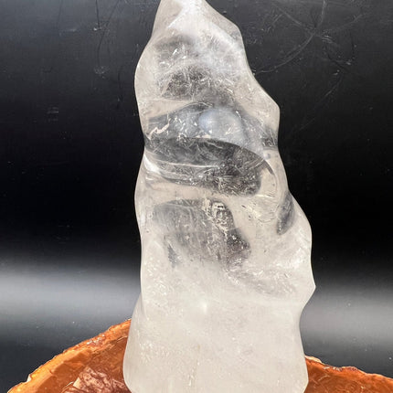 Clear Quartz Flame - Raven's Cauldron