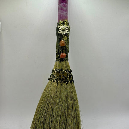 Crystal Broom - Raven's Cauldron