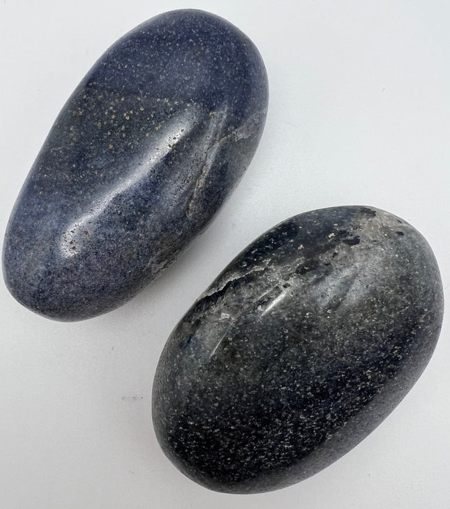 Dumortierite Palm Stone - Raven's Cauldron