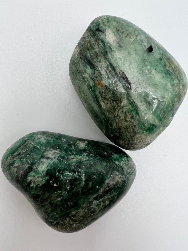 Fuchsite palm stone - Raven's Cauldron