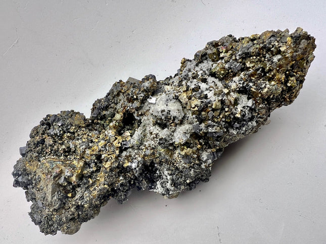 Galena cluster with Chalcopyrite - Raven's Cauldron
