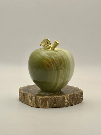Crystal Apple Carving, Healing Crystal, Crystal Fruit Decor, Gift for Her