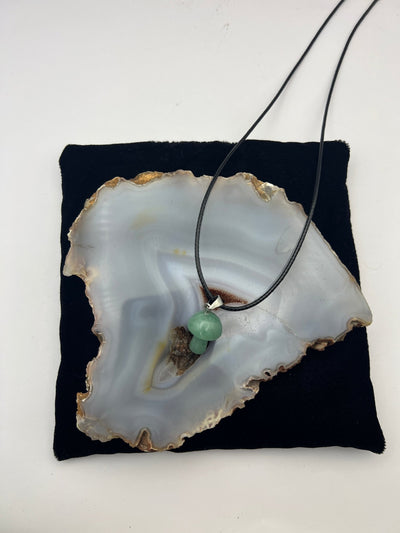 Gemstone Mushroom Pendant