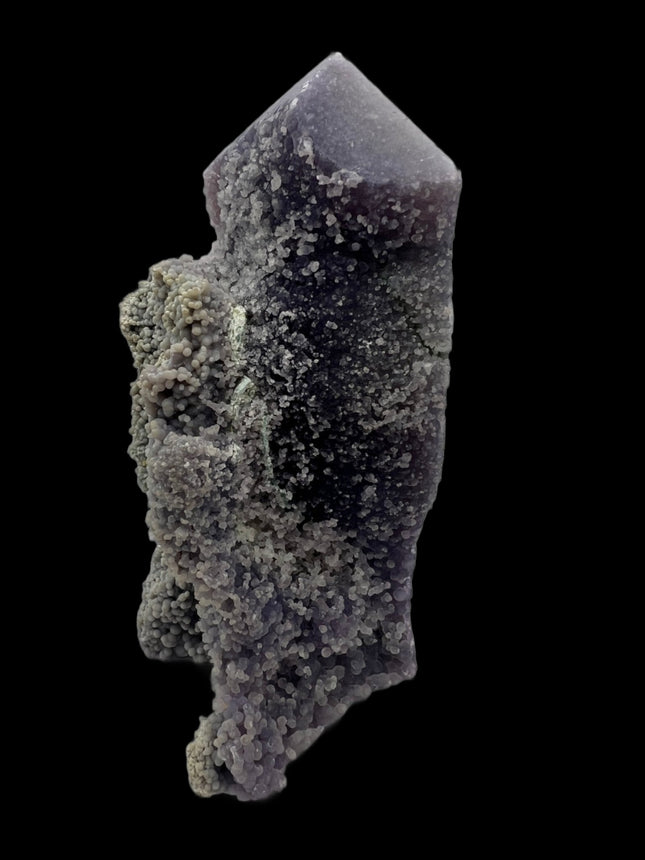 Grape Agate Druzy Tower - Raven's Cauldron