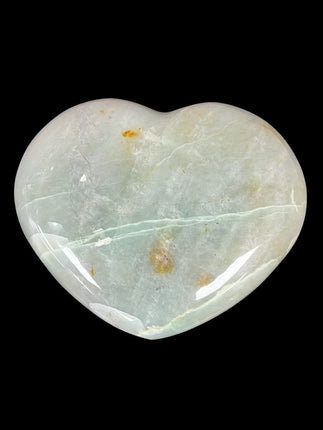 Green Moonstone Heart - Raven's Cauldron