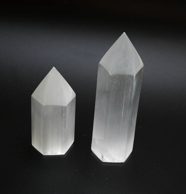 Hexagonal Selenite Tower - Raven's Cauldron