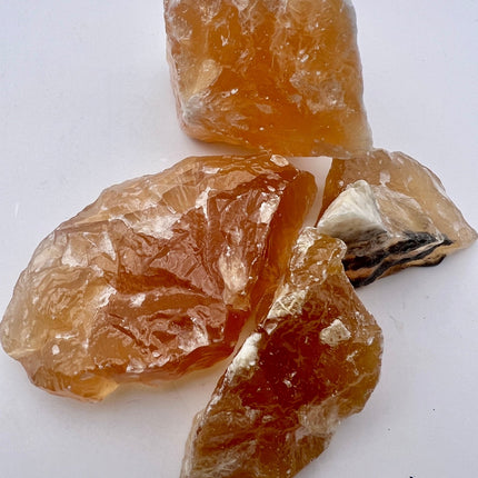 Honey Calcite Crystal - Rough - Raven's Cauldron