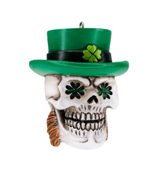 Horrornaments - St. Paddy's Skull - Raven's Cauldron