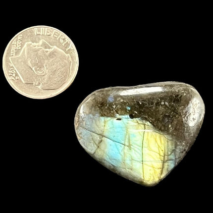 Labradorite Heart - 1.5 - 2 inches - Raven's Cauldron