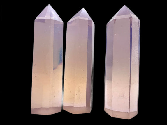 Large Polished Pink Opalite Crystal Tower - Raven's Cauldron