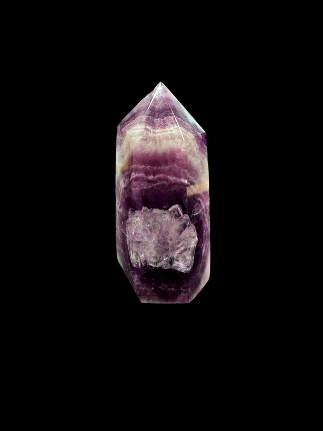 Large Rainbow Fluorite Point / Tower - Raven's Cauldron