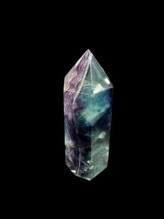 Large Rainbow Fluorite Point / Tower - Raven's Cauldron