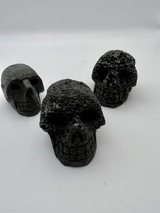 Lava Stone Skull - Raven's Cauldron