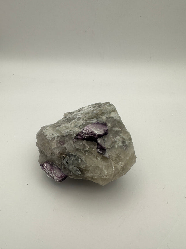 Lepidolite and Pink Tourmaline in Matrix - Raven's Cauldron