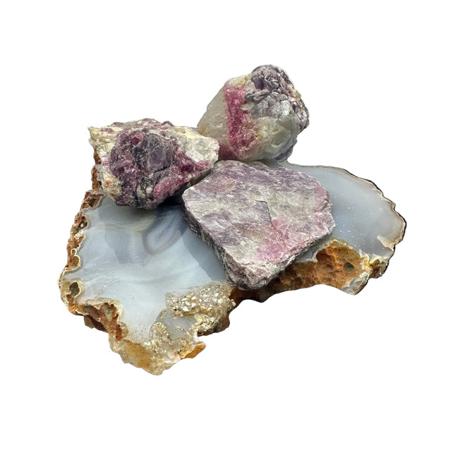 Lepidolite, Mica and Multi Colored Tourmaline in Matrix - Raven's Cauldron