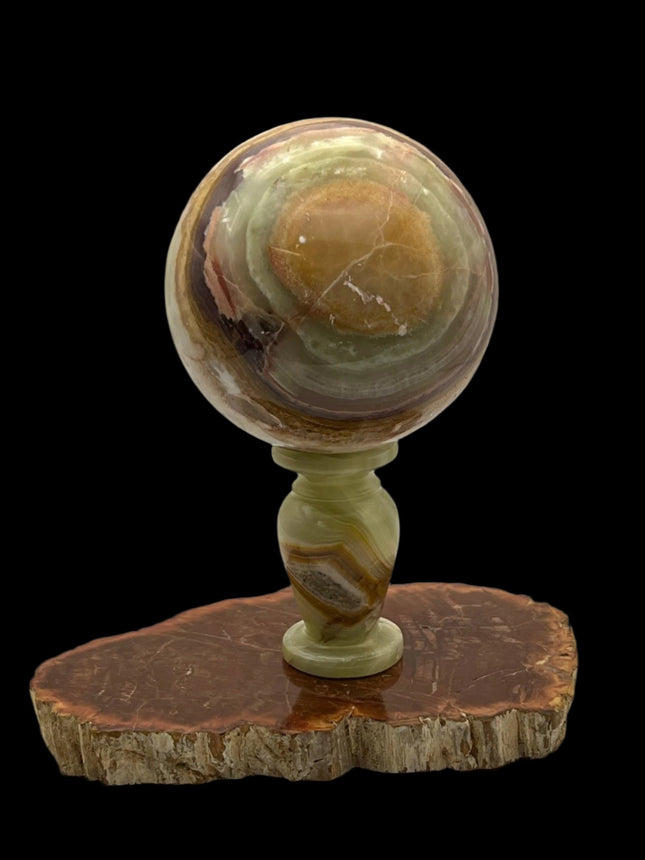 Mexican Onyx Sphere - Raven's Cauldron