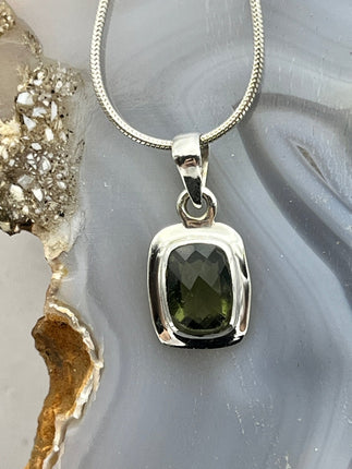 Moldavite - Faceted Pendants - Raven's Cauldron