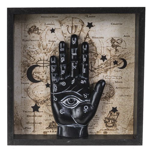 Palmistry Wall Plaque - Raven's Cauldron