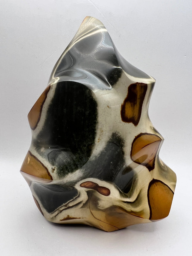 Polychrome Jasper Flame - Raven's Cauldron