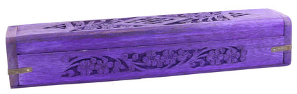 Purple Incense Burner and Storage Box - Raven's Cauldron